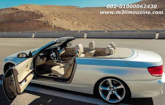 بي ام دبليو كابورليه bmw e93 ايجار سيارات للزفاف والافراح والحفلات في مصر - تاجير