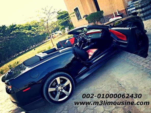 شيفروليه كامارو ss ايجار احدث واشيك سيارة للافراح والمناسبات والحفلات في مصر - تاجير كابورليه