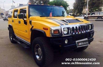 تأجير افخم سيارة همر H2 دفع رباعي 4x4 في مصر - همر H2 احدث موديل للايجار بأرخص الاسعار في القاهرة