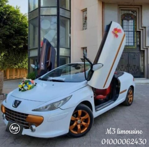 ايجار احدث سياره بيجو 308 كابورليه في مصر - بيجو 308 كابورليه للزفاف و الحفلات والمناسبات للايجار بأرخص الأسعار فى القاهره