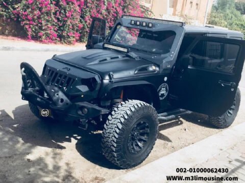 تأجير أقوى و أحدث سيارة جيب رانجلر دفع رباعي 4x4 بأقوي تعديل في مصر - جيب رانجلر احدث موديل للايجار بأرخص الاسعار في القاهرة