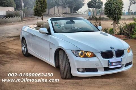 بي ام دبليو كابورليه bmw e93 ايجار سيارات للزفاف والافراح والحفلات في مصر - تاجير