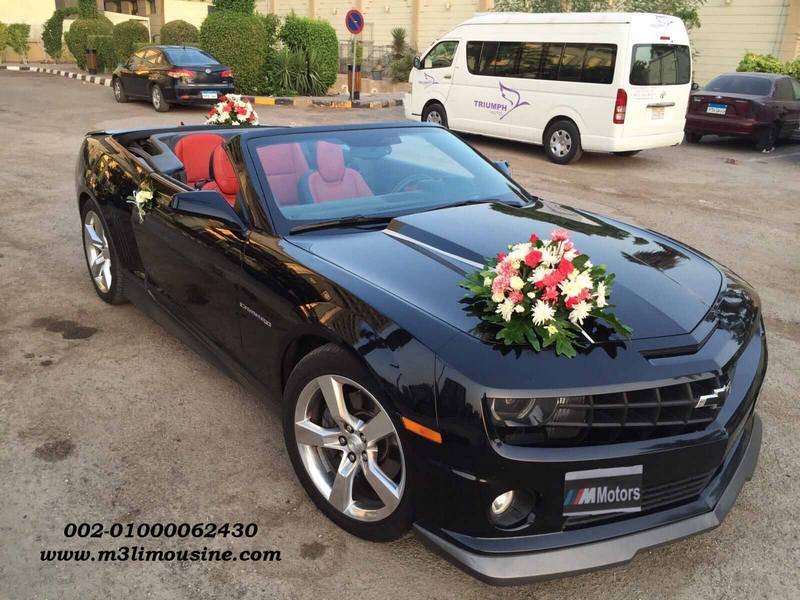 شيفروليه كامارو ss ايجار احدث واشيك سيارة للافراح والمناسبات والحفلات في مصر - تاجير كابورليه