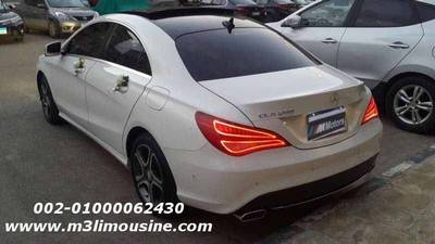Mercedes CLA ايجار سيارات مرسيدس للزفاف والحفلات والمناسبات في مصر - تاجير