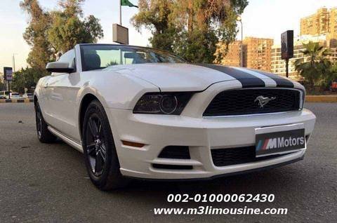 ايجار سيارات فورد موستنج كابورليه احدث موديل للافراح والحفلات والمناسبات والزفاف في مصر