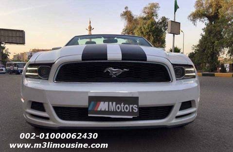 ايجار سيارات فورد موستنج كابورليه احدث موديل للافراح والحفلات والمناسبات والزفاف في مصر