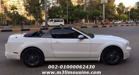 ايجار سيارات فورد موستنج كابورليه احدث موديل للافراح والحفلات والمناسبات والزفاف في مصر