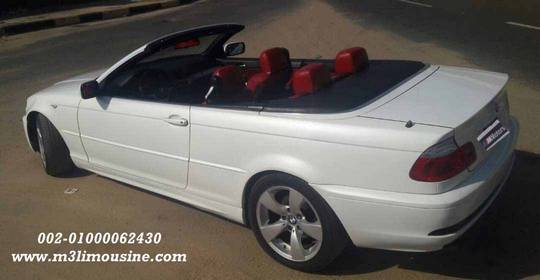 تاجير بي ام دبليو كابورليه bmw e46 - ايجار سيارات للافراح والحفلات والزفاف في مصر