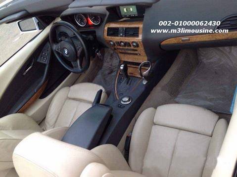 بي ام دبليو كابورليه bmw 650 - ايجار افخم سيارات للافراح والحفلات والمناسبات والزفاف في مصر